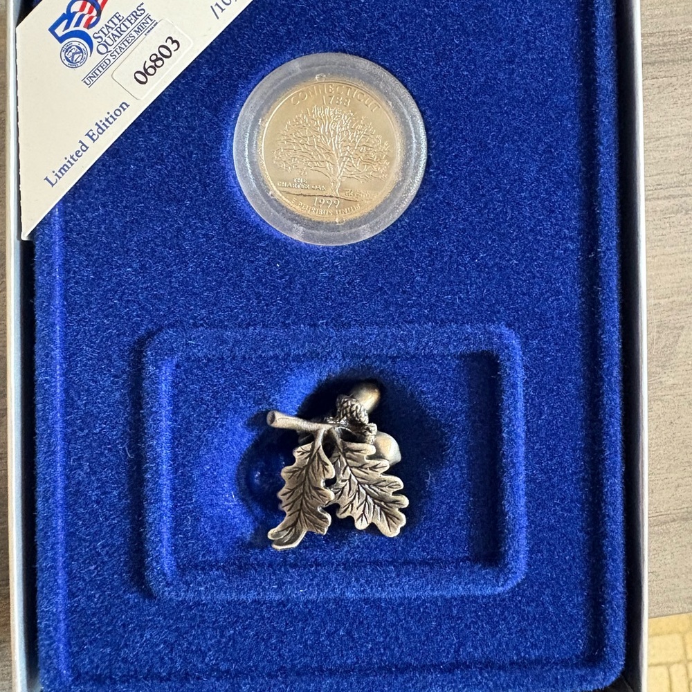 Hallmark Keepsake Certificate with Blue Accent